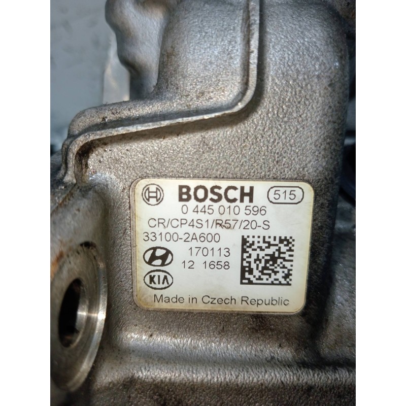 Recambio de bomba inyeccion para kia sportage 1.7 crdi cat referencia OEM IAM 0445010196 331002A600  Recambio de bomba inyeccion para kia sportage 1.7 crdi cat referencia OEM IAM 0445010196 331002A600