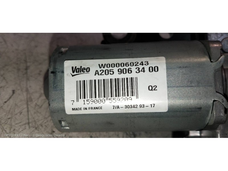 Recambio de motor limpia trasero para mercedes clase c (w205) familiar c 220 t cdi bluetec (205.204) referencia OEM IAM   