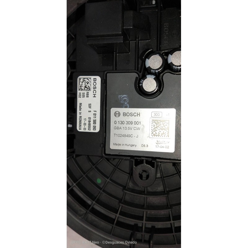 Recambio de motor calefaccion para mercedes clase c (w205) familiar c 220 t cdi bluetec (205.204) referencia OEM IAM 0130309001 