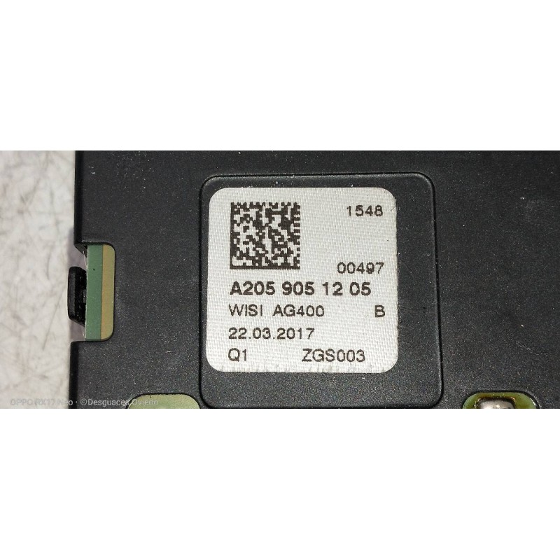 Recambio de modulo electronico para mercedes clase c (w205) familiar c 220 t cdi bluetec (205.204) referencia OEM IAM A205905120