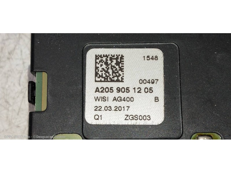 Recambio de modulo electronico para mercedes clase c (w205) familiar c 220 t cdi bluetec (205.204) referencia OEM IAM A205905120