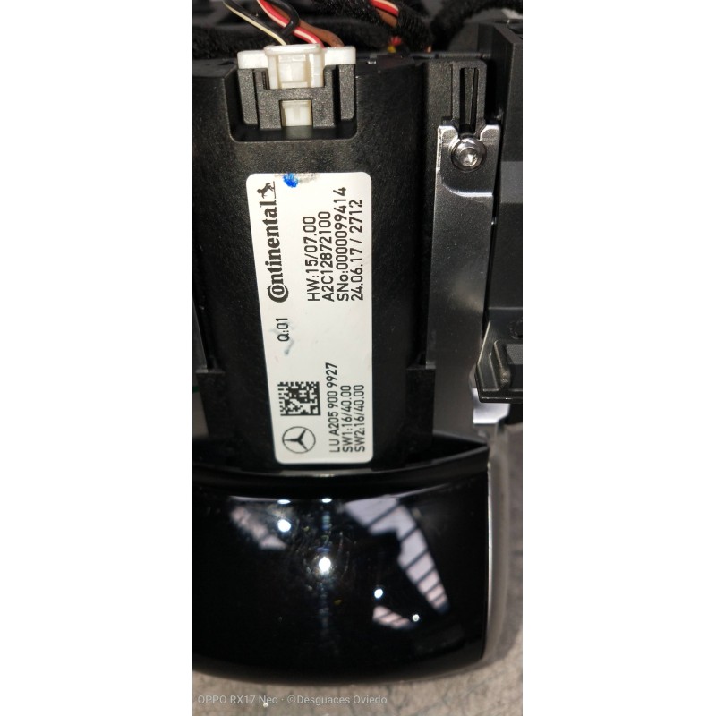 Recambio de mando multifuncion para mercedes clase c (w205) familiar c 220 t cdi bluetec (205.204) referencia OEM IAM A205900992