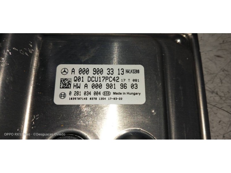 Recambio de modulo electronico para mercedes clase c (w205) familiar c 220 t cdi bluetec (205.204) referencia OEM IAM 0281034004