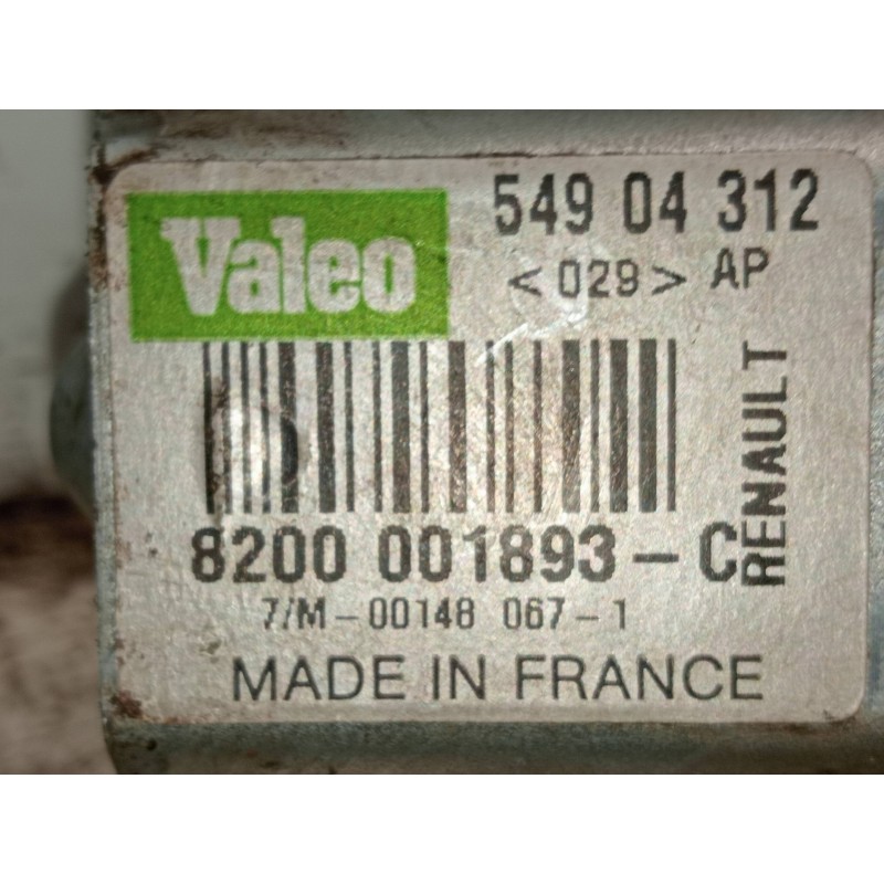 Recambio de motor limpia trasero para renault laguna ii grandtour (kg0) dynamique referencia OEM IAM 54904312 820001893 