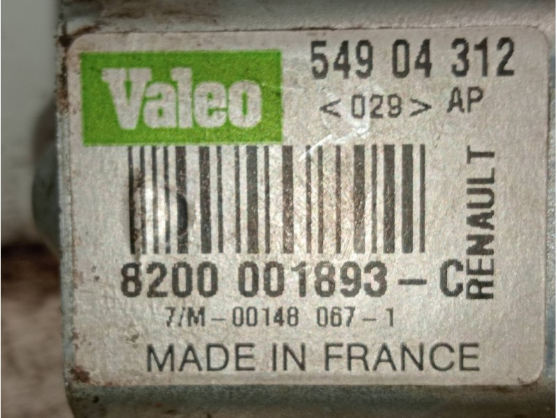 Recambio de motor limpia trasero para renault laguna ii grandtour (kg0) dynamique referencia OEM IAM 54904312 820001893 