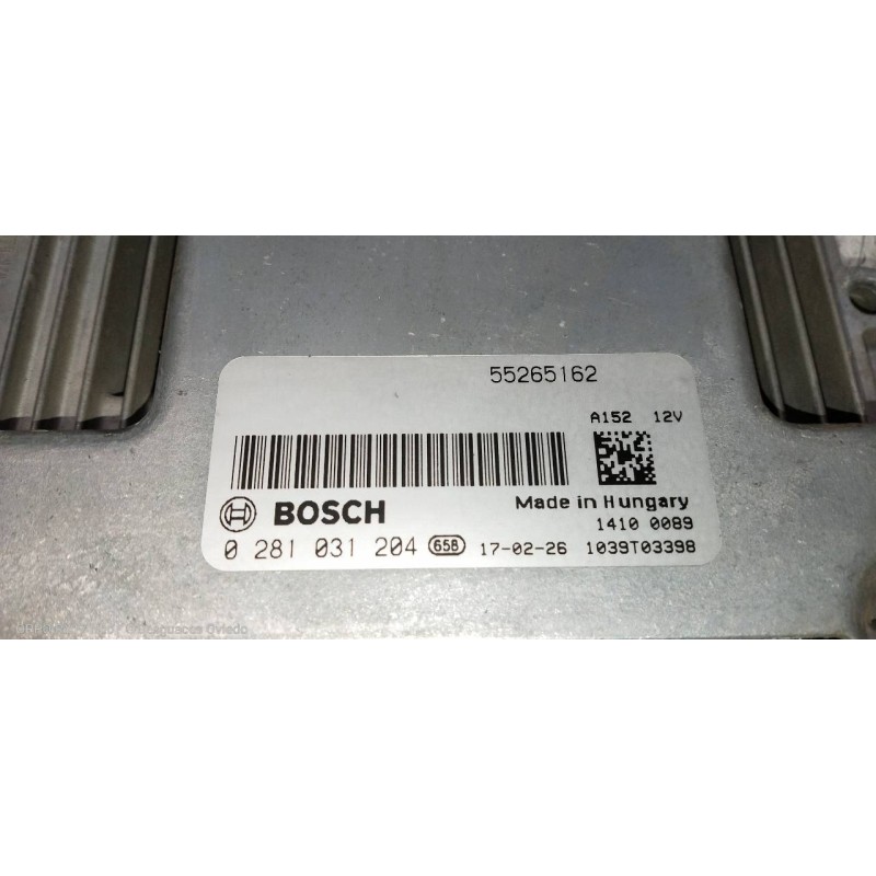 Recambio de centralita motor uce para fiat tipo ii (357) fam lounge referencia OEM IAM 0281031204 55265162 