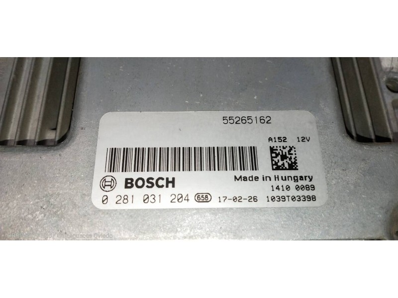 Recambio de centralita motor uce para fiat tipo ii (357) fam lounge referencia OEM IAM 0281031204 55265162 