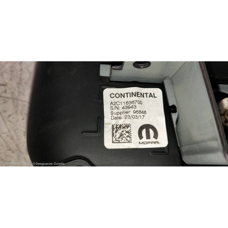 Recambio de pantalla multifuncion para fiat tipo ii (357) fam lounge referencia OEM IAM 07356525590 A2C11636700 