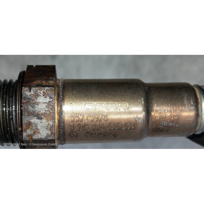 Recambio de sonda lambda para fiat tipo ii (357) fam lounge referencia OEM IAM 0281004535 55275928 