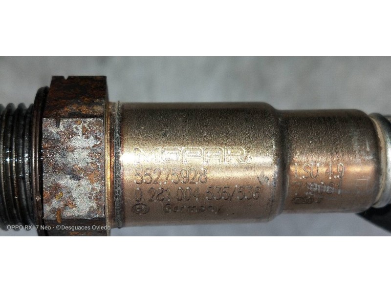 Recambio de sonda lambda para fiat tipo ii (357) fam lounge referencia OEM IAM 0281004535 55275928 