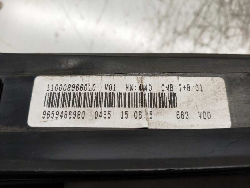 Recambio de cuadro instrumentos para citroen xsara picasso 1.6 sx top referencia OEM IAM 9659486980 110008966010 