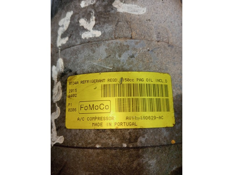 Recambio de compresor aire acondicionado para ford fiesta (ccn) trend referencia OEM IAM AV1119D629AC  