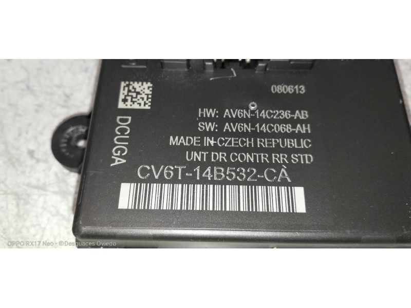 Recambio de modulo electronico para ford kuga (cbs) titanium referencia OEM IAM CV6T14B532CA AV6N14C236AB AV6N14C068AH 