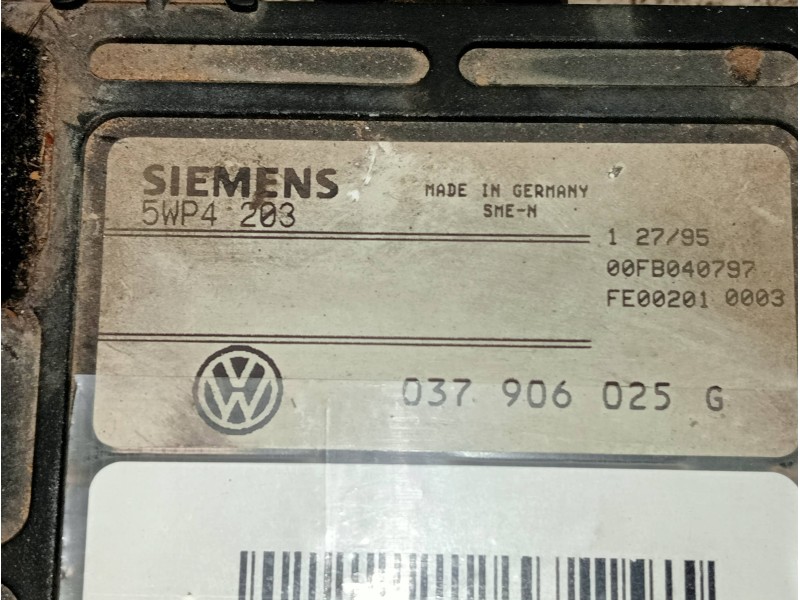 Recambio de centralita motor uce para volkswagen passat berlina (3a2) cl referencia OEM IAM 037906025G 5WP4203 