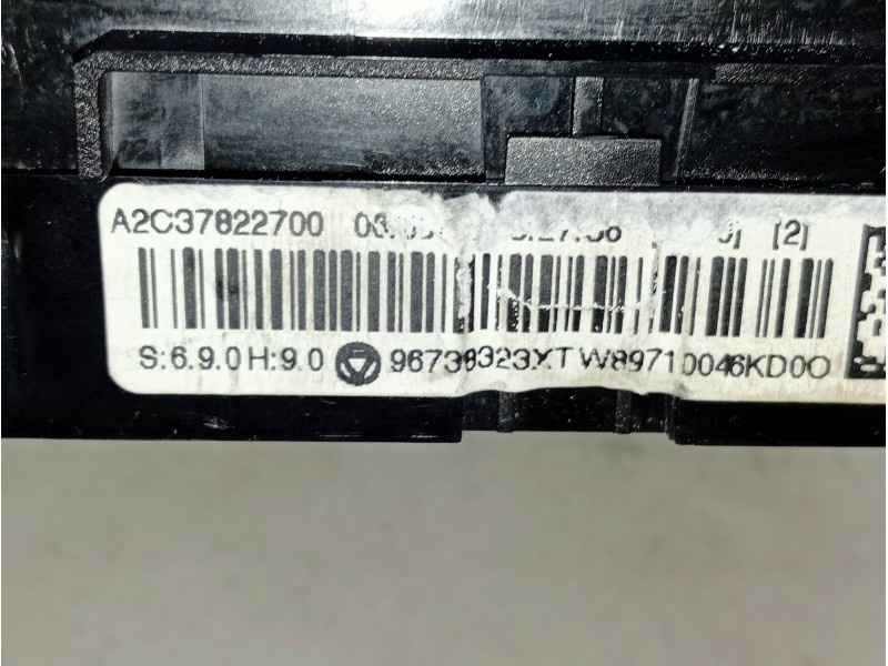 Recambio de mando calefaccion / aire acondicionado para peugeot 5008 active referencia OEM IAM A2C37822700 96738323XT 