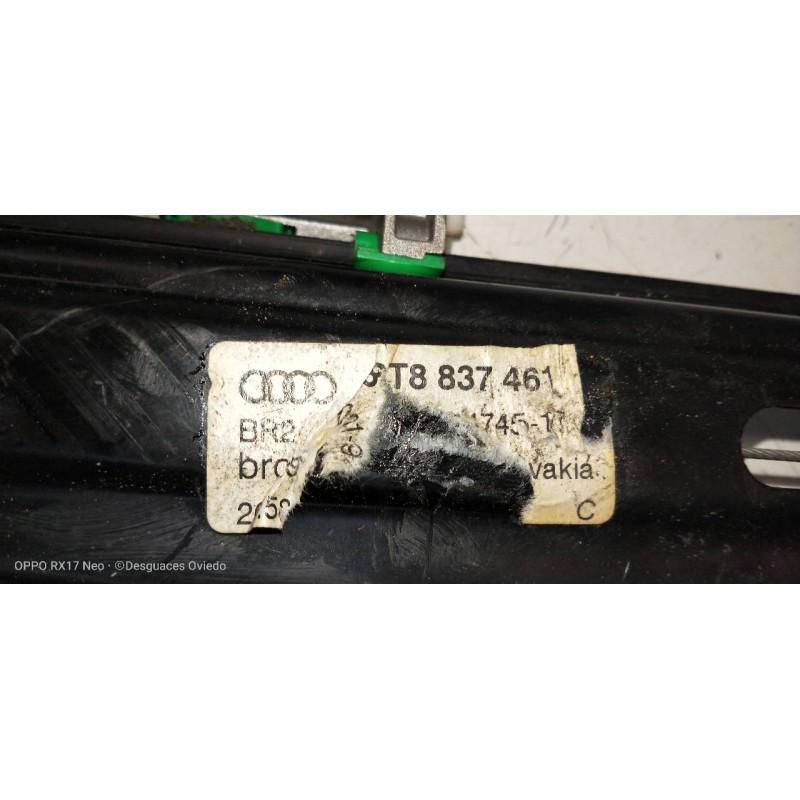 Recambio de elevalunas delantero izquierdo para audi a5 sportback (8t) 2.0 tdi (105kw) referencia OEM IAM 8T8837461 8T0959801B 