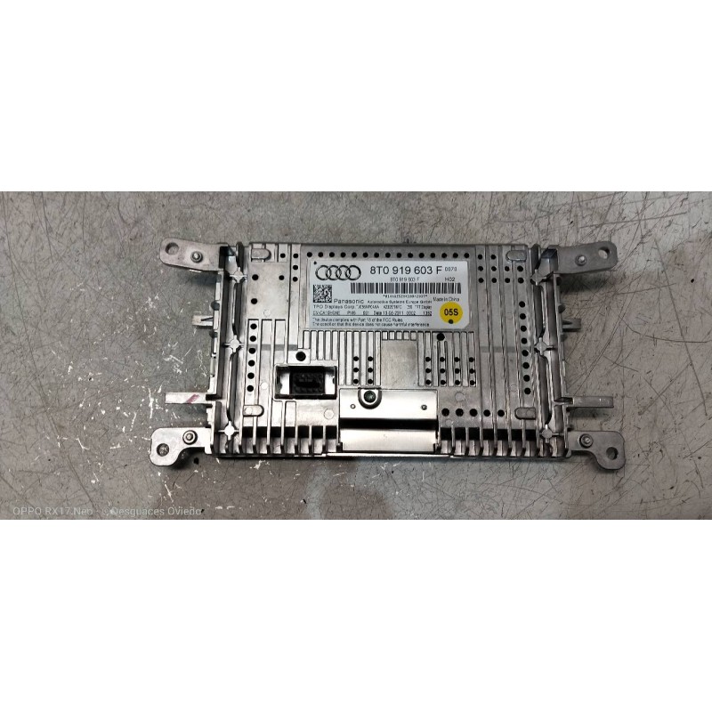 Recambio de pantalla multifuncion para audi a5 sportback (8t) 2.0 tdi (105kw) referencia OEM IAM 8T0919603F  