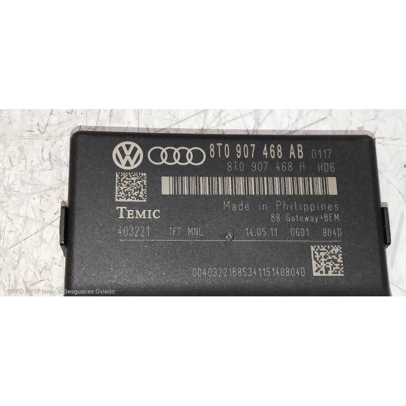 Recambio de modulo electronico para audi a5 sportback (8t) 2.0 tdi (105kw) referencia OEM IAM 8T0907468AB 8T0907468H 