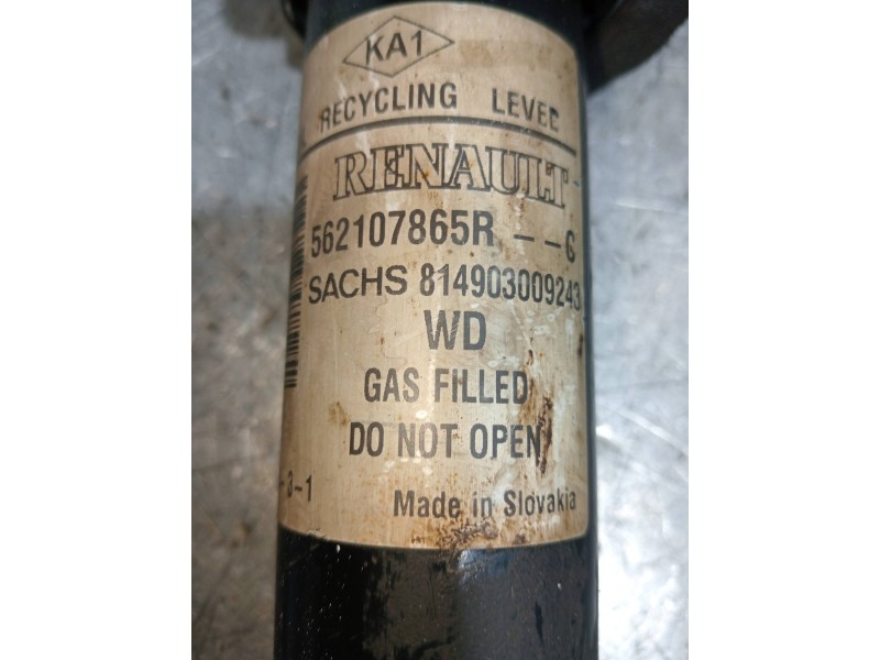 Recambio de amortiguador trasero derecho para dacia dokker ambiance referencia OEM IAM 562107865R 814903009243 