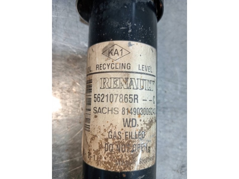 Recambio de amortiguador trasero izquierdo para dacia dokker ambiance referencia OEM IAM 562107865R 814903009243 