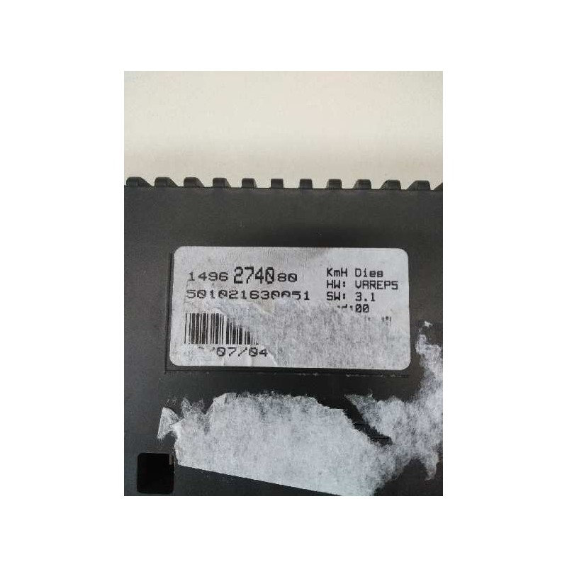 Recambio de cuadro instrumentos para fiat ulysse (179) 2.2 16v jtd cat referencia OEM IAM 1496274080 501021630051 UMF1Z393