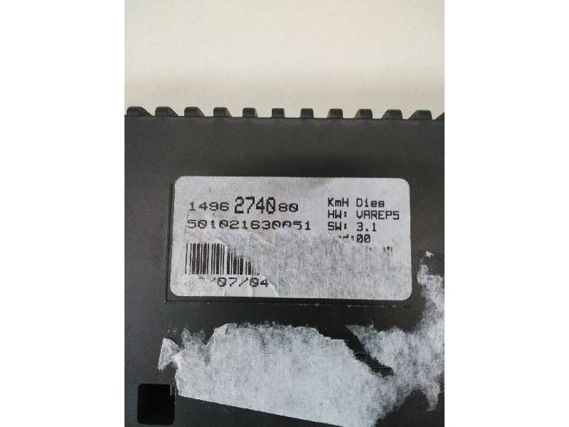 Recambio de cuadro instrumentos para fiat ulysse (179) 2.2 16v jtd cat referencia OEM IAM 1496274080 501021630051 UMF1Z393