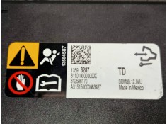 Recambio de centralita airbag para opel insignia berlina 2.0 cdti cat referencia OEM IAM 13593287 8110100000000X 812586170 2