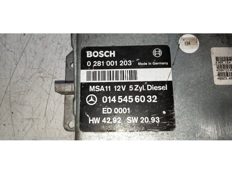 Recambio de centralita motor uce para mercedes clase c (w202) berlina referencia OEM IAM 0281001203 0145456032 