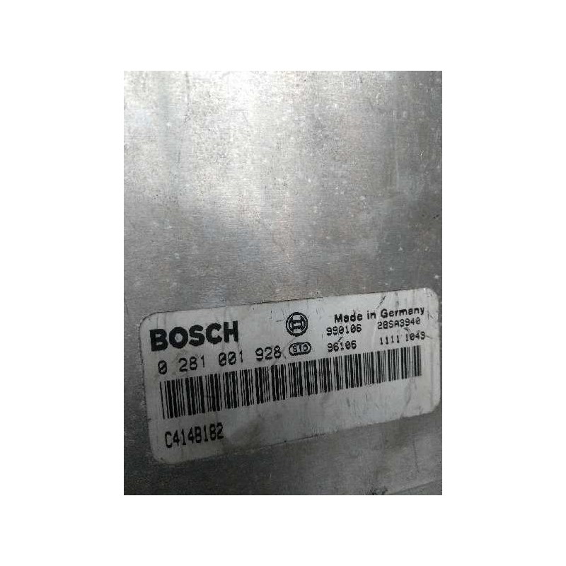 Recambio de centralita motor uce para fiat brava (182) 1.9 jtd cat referencia OEM IAM 0281001928 C414B182 