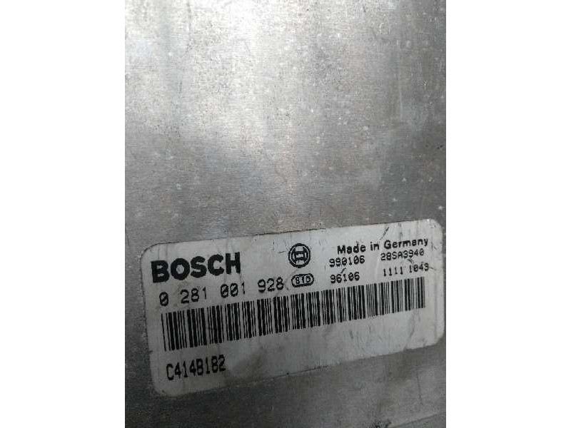 Recambio de centralita motor uce para fiat brava (182) 1.9 jtd cat referencia OEM IAM 0281001928 C414B182 