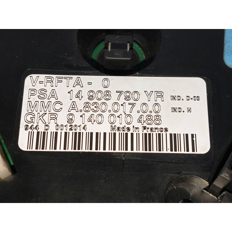 Recambio de mando calefaccion / aire acondicionado para fiat ulysse (179) 2.0 16v jtd cat referencia OEM IAM 14908790YR 91400104