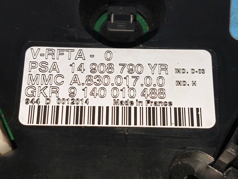Recambio de mando calefaccion / aire acondicionado para fiat ulysse (179) 2.0 16v jtd cat referencia OEM IAM 14908790YR 91400104