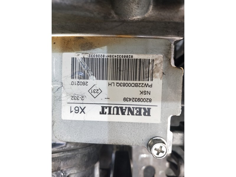 Recambio de columna direccion para renault kangoo dynamique referencia OEM IAM 8200932439  