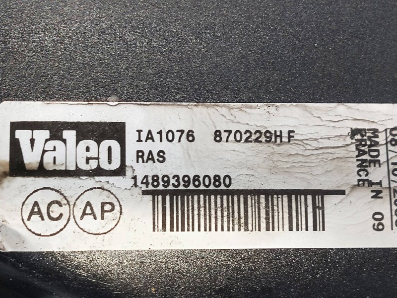 Recambio de intercooler para fiat ulysse (179) 2.2 jtd emotion referencia OEM IAM 1489396080 870229HF 