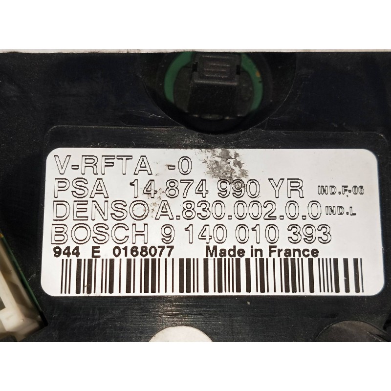 Recambio de mando calefaccion / aire acondicionado para fiat ulysse (179) 2.2 16v jtd cat referencia OEM IAM 14874990YR A8300020
