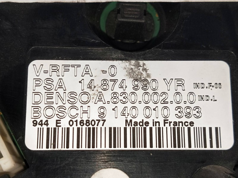 Recambio de mando calefaccion / aire acondicionado para fiat ulysse (179) 2.2 16v jtd cat referencia OEM IAM 14874990YR A8300020