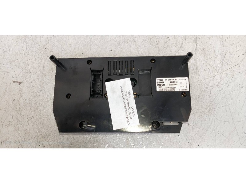 Recambio de mando calefaccion / aire acondicionado para citroen xsara picasso 2.0 hdi referencia OEM IAM 96514030XT F011500007 