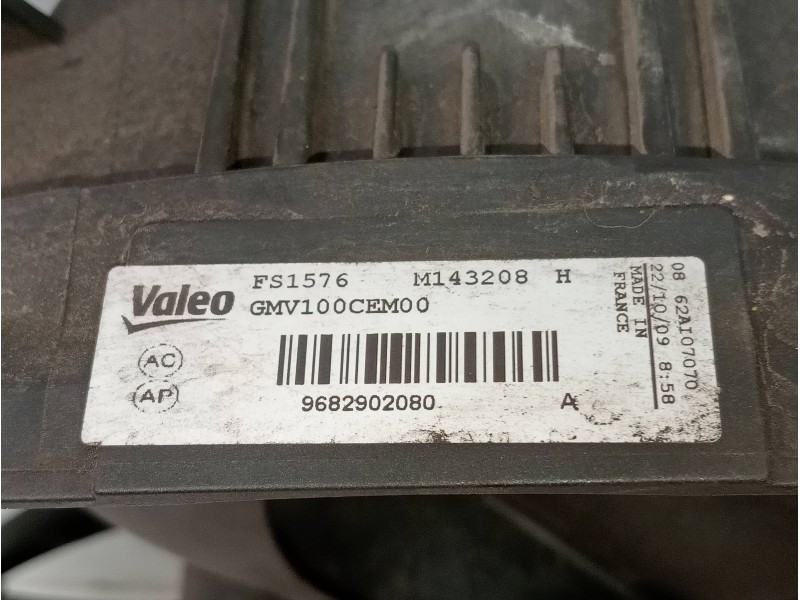 Recambio de electroventilador para peugeot 207 sport referencia OEM IAM   