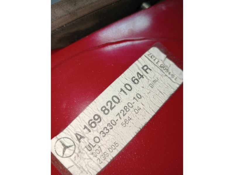 Recambio de piloto trasero derecho para mercedes clase a (w169) 1.5 cat referencia OEM IAM 1698201064  