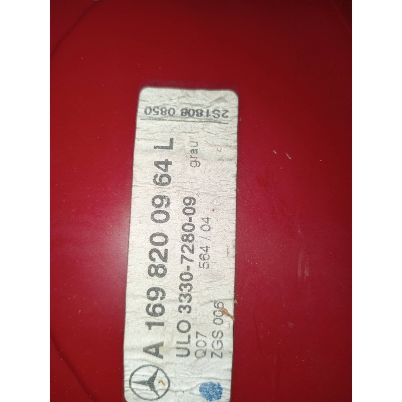 Recambio de piloto trasero izquierdo para mercedes clase a (w169) a 180 cdi (169.007) referencia OEM IAM 1698200964  