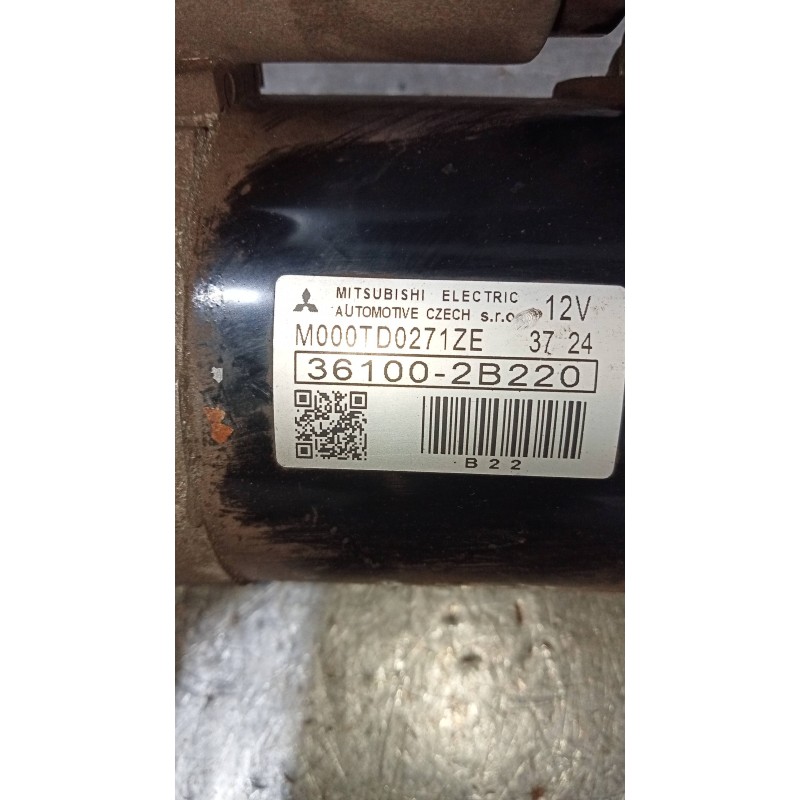 Recambio de motor arranque para kia cee´d 1.6 gdi cat referencia OEM IAM 361002B220  