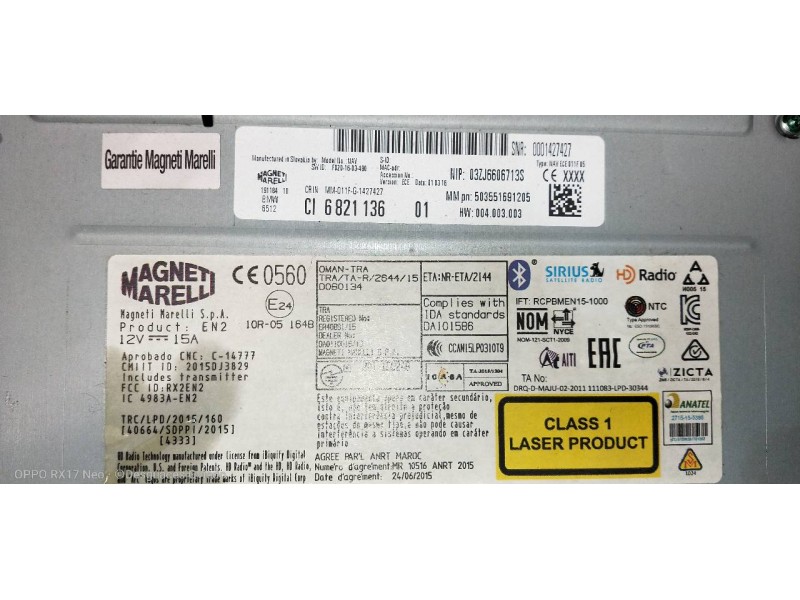 Recambio de sistema navegacion gps para bmw serie x1 (f48) sdrive18d referencia OEM IAM CI682113601  