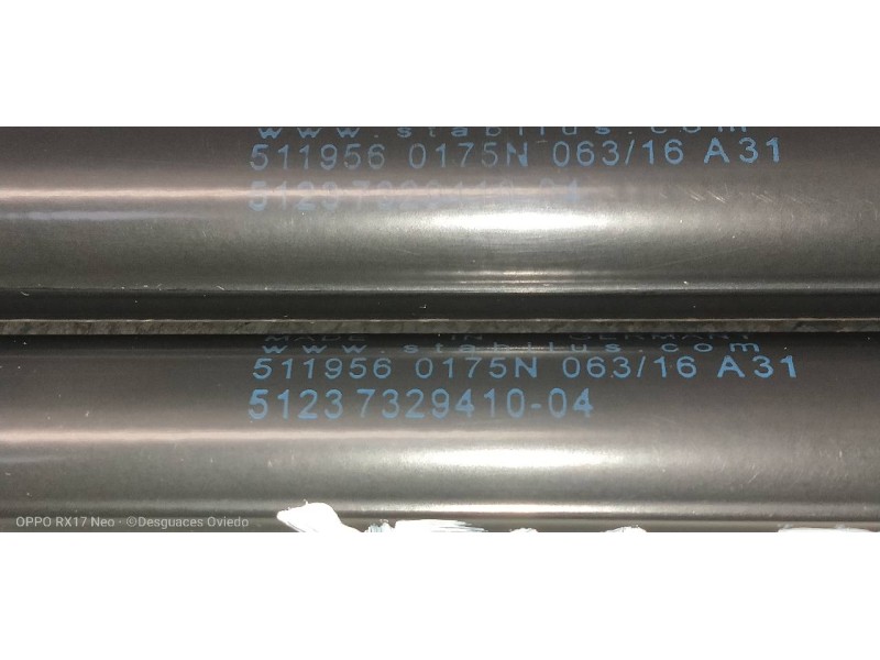 Recambio de amortiguadores capo para bmw serie x1 (f48) sdrive18d referencia OEM IAM 51237329410  