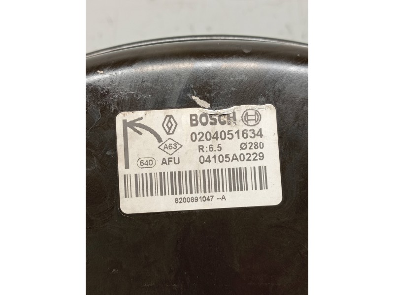 Recambio de servofreno para renault kangoo dynamique referencia OEM IAM 0204051634 8200891047A 
