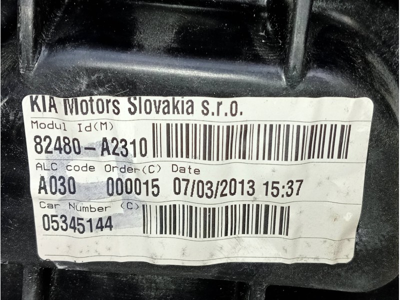 Recambio de elevalunas delantero derecho para kia cee´d concept referencia OEM IAM 82480A2310 A030000015 05345144