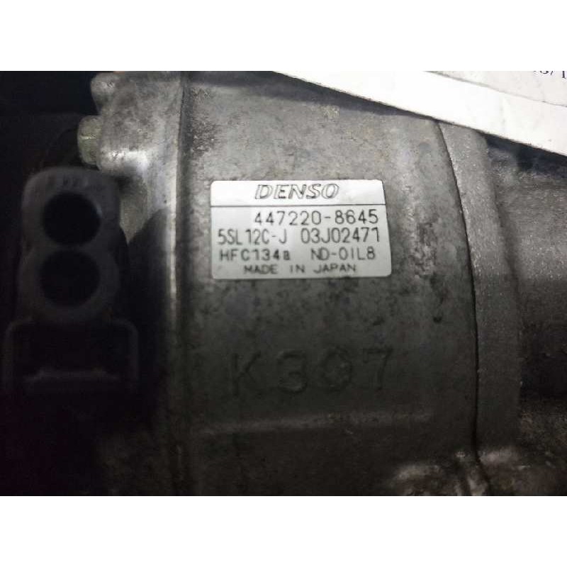 Recambio de compresor aire acondicionado para fiat bravo (198) 1.9 8v jtd cat referencia OEM IAM 4472208645 5SL12CJ 