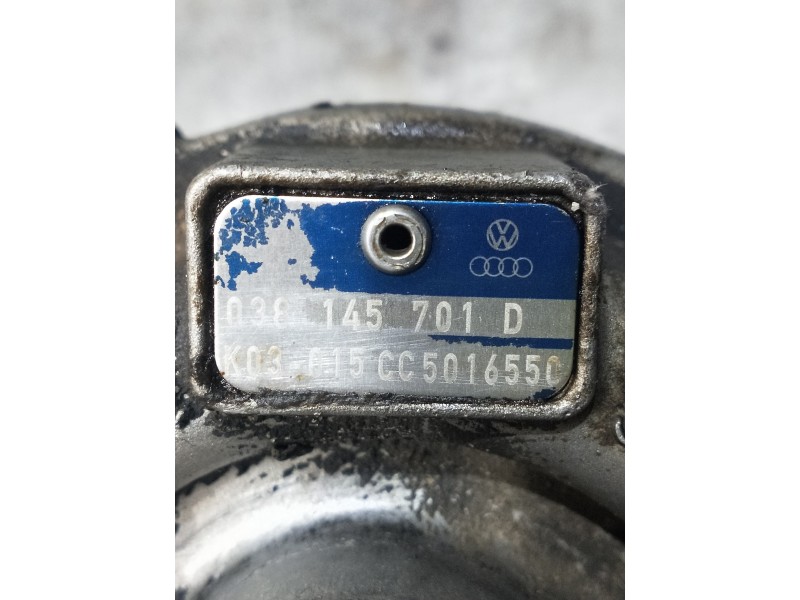 Recambio de turbocompresor para seat toledo (1m2) signo referencia OEM IAM K03015CC5016550 038145701D 