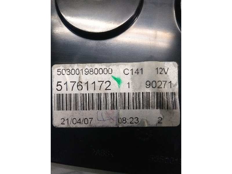 Recambio de cuadro instrumentos para fiat bravo (198) 1.9 8v jtd cat referencia OEM IAM 51761172 1 90271 503001980000