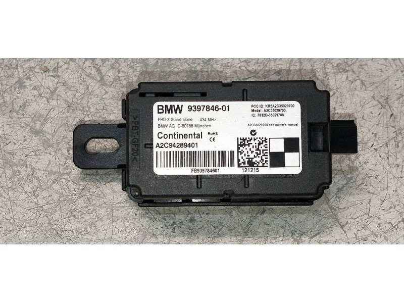 Recambio de modulo electronico para bmw serie x1 (f48) sdrive18d referencia OEM IAM 939784601 A2C94289401 