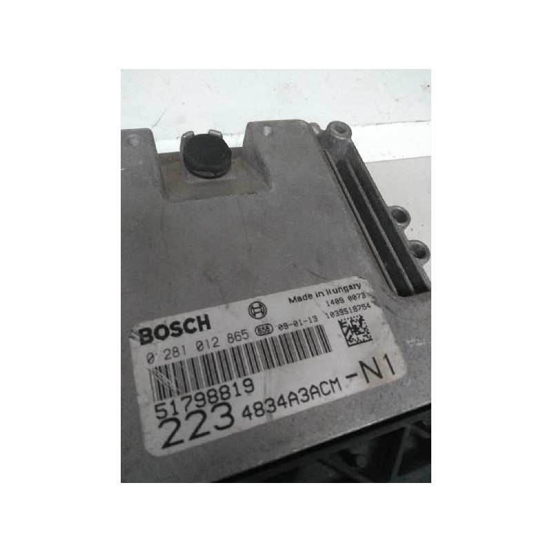 Recambio de centralita motor uce para fiat doblo cargo (223) 1.9 jtd cat referencia OEM IAM 0281012865 51798819 2234834A3ACMN1